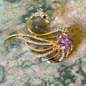 Swan Shaped Brooch